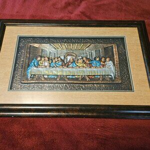 last supper picture raised and embossed graphics approx. 22x14